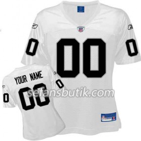 Oakland Raiders Tröjor Custom Vit - Dame